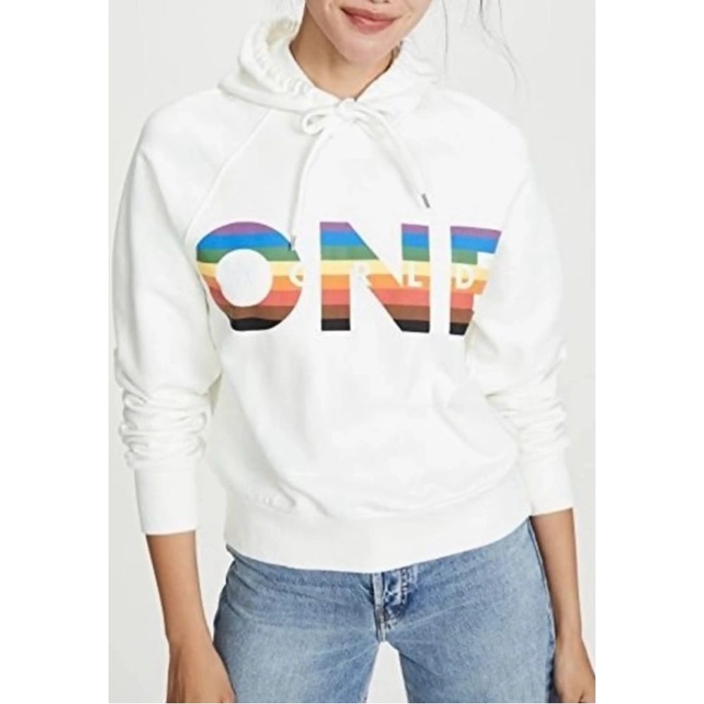 Rebecca Minkoff One World Pride Hoodie Sweater